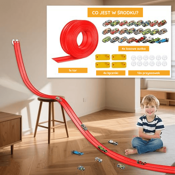 Elastyczny Tor Samochodowy DIY - 4 metry możliwości 🏎️